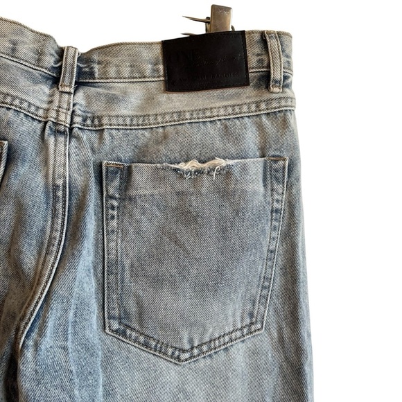 One by One Teaspoon Awesome Baggies Distressed Jeans Light Wash Size 28 - Picture 13 of 16